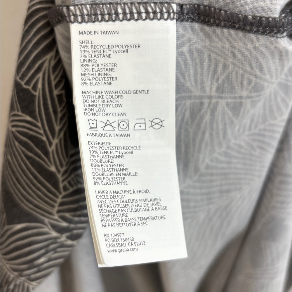 💫prAna Ayla Racerback Tank Dress, built-in bra with removable pads, Grey - Picture 11 of 12